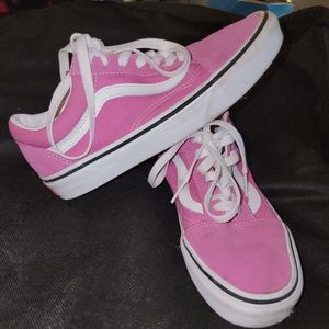 Women's Bubble gum pink vans